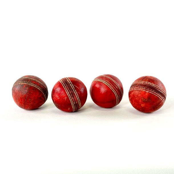 Cricket bolde (4 stk samlet) - antik leget�j