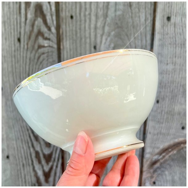 Cafe au lait skl (bol) m/guldkant