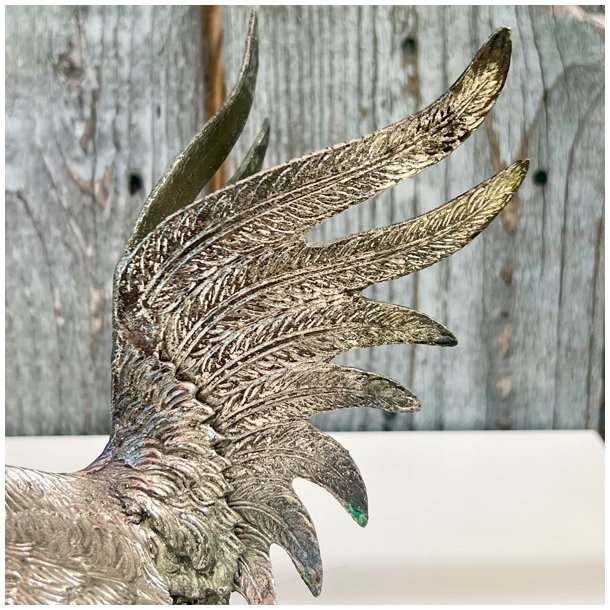 Hanefigur - vintage fransk par af hanekyllinger