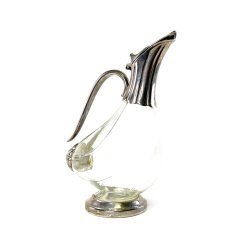 Karaffel - vintage med s�lvdetaljer