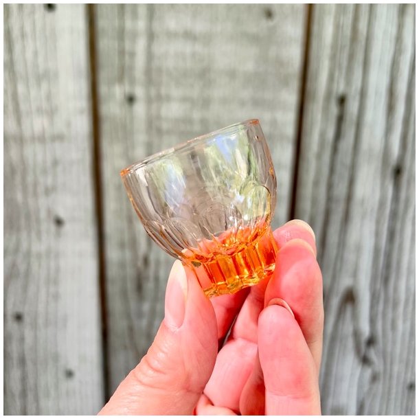 Vintage Art Deco karaffelst - lyserd