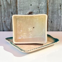 Osteklokke p fad - vintage, fransk