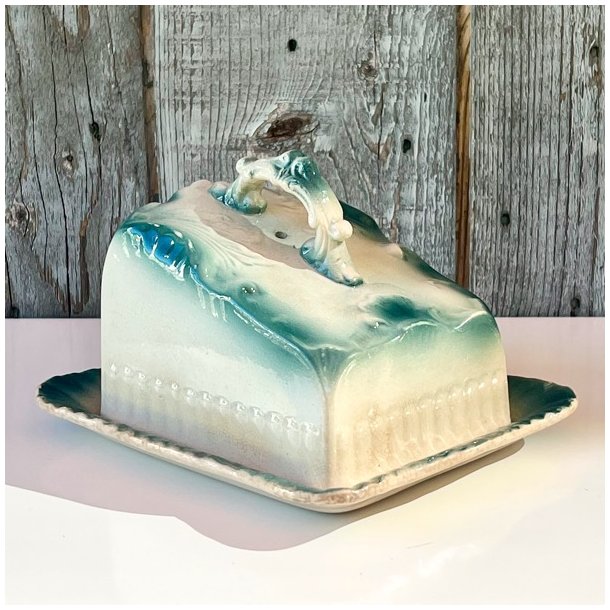 Osteklokke p fad - vintage, fransk