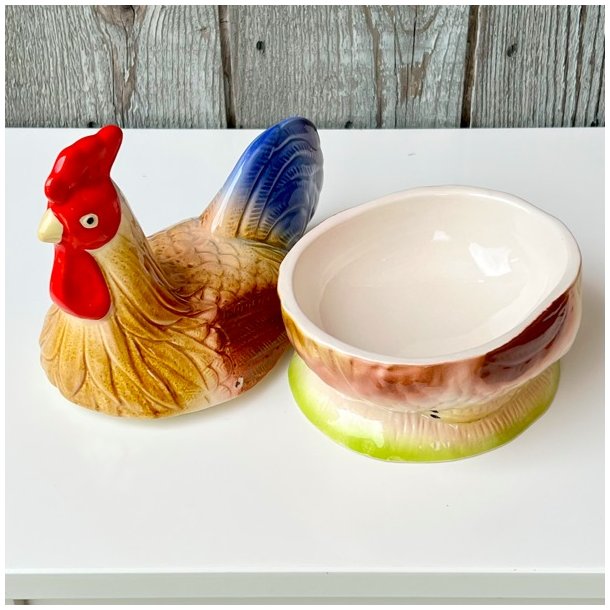 Fransk patform - Michel Caugant, farverig hane