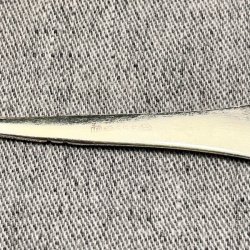 Vintage slvgaffel med rose - lille