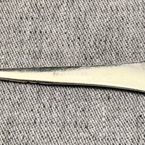 Vintage slvgaffel med rose - lille