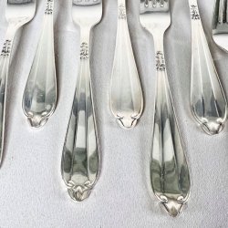 Vintage slvbestik - middagsgafler (st a' 12 stk) 