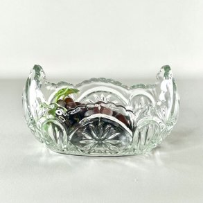 Glasskl - jardiniere, stjernemnster