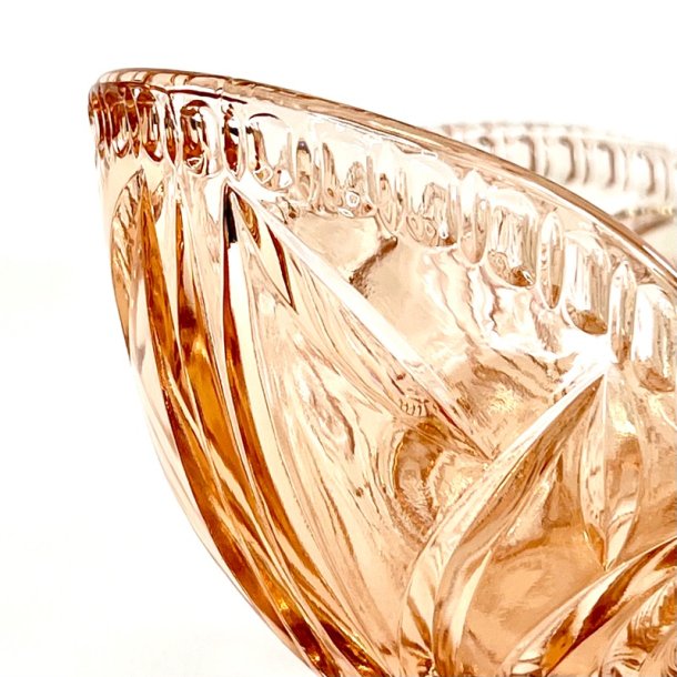 Glassk�l - lyser�d jardiniere p� f�dder, XL 