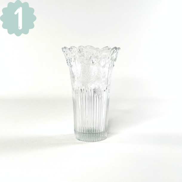 Vintage glasvaser - hospitalsvaser, str. S-M