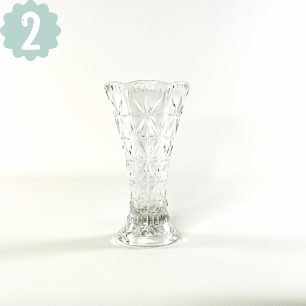 Vintage glasvaser - hospitalsvaser, str. M-L