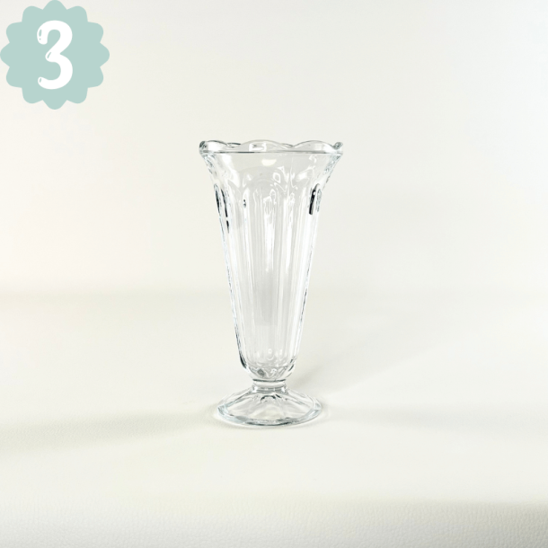 Vintage glasvaser - hospitalsvaser, str. M-L