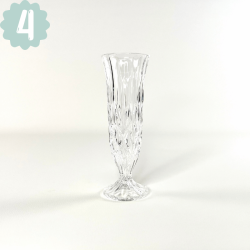 Vintage glasvaser - hospitalsvaser, str. S-M