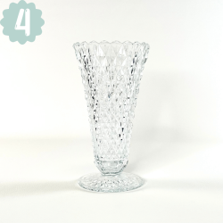 Vintage glasvaser - hospitalsvaser, str. M-L