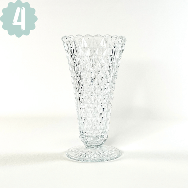 Vintage glasvaser - hospitalsvaser, str. M-L