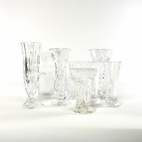 Vintage glasvaser - hospitalsvaser, str. S-M