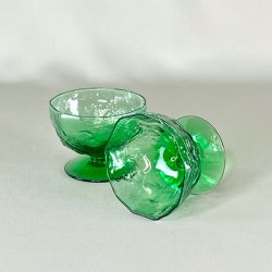 Champagneskle (7 stk) - vintage Morgantown, grn