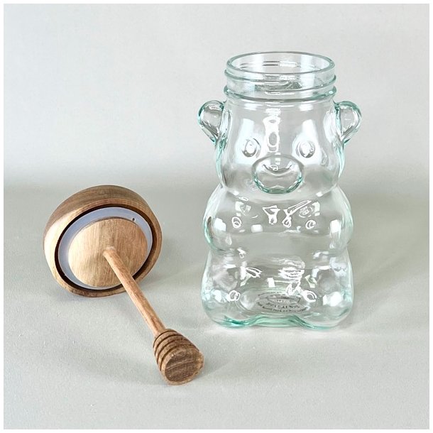 Honning glas med lg - stor bjrn