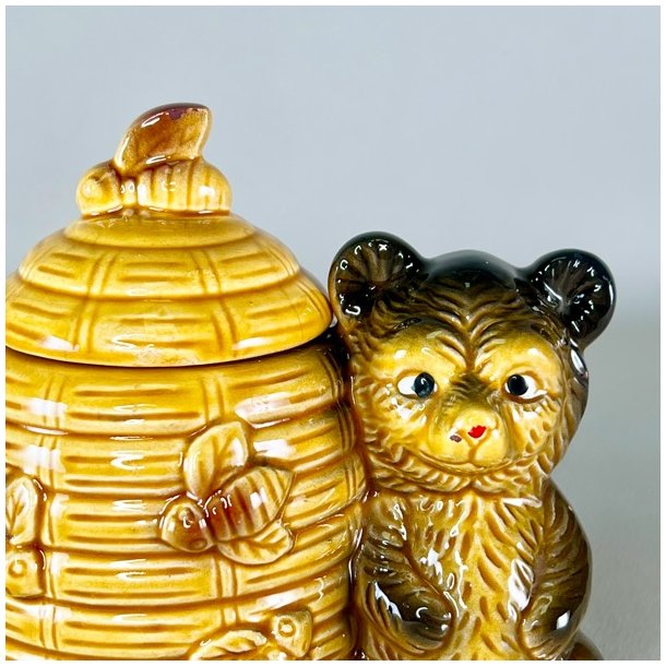 Honningkrukke m/bamse - antik