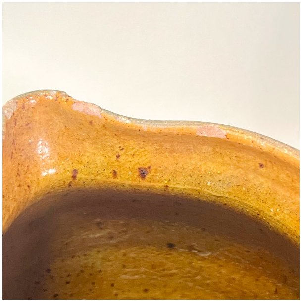 Vintage fransk kande - brndte farver