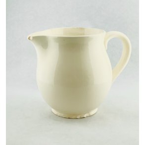 Kande - vintage buttet cremefarvet 