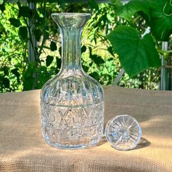 Karaffel - vintage, lang hals og stjernemnster