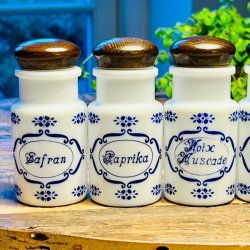 Krydderikrukker (st a' 5 stk) - fransk vintage