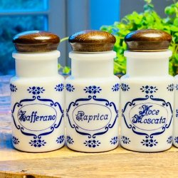 Krydderikrukker (st a' 5 stk) - fransk vintage