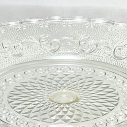 Glasopsats - vintage kagefad p fod 