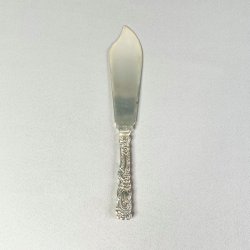 Vintage lagkagekniv - slvplet