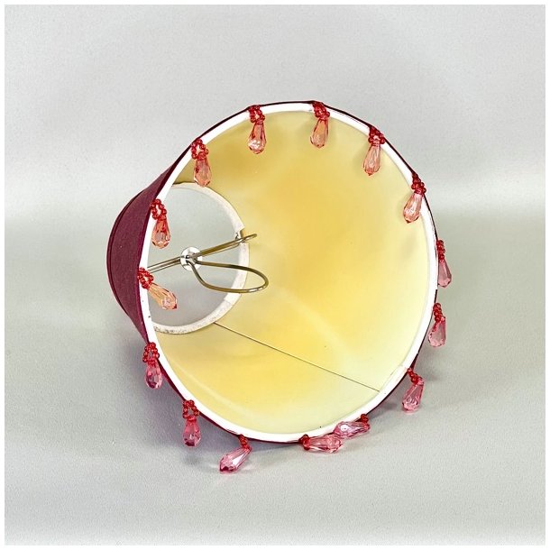 Lampeskrm - lille med perlekant