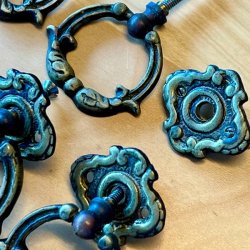 Mbelgreb - hngegreb m/lille plade (6 stk samlet)