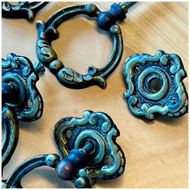 Mbelgreb - hngegreb m/lille plade (6 stk samlet)