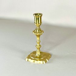 Messing lysestager - assorterede m/patina 