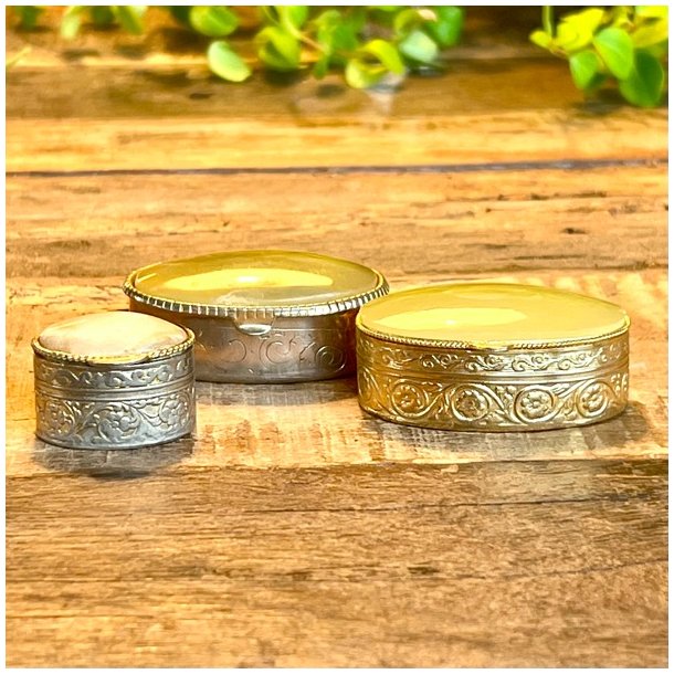 Vintage pillesker - assorterede 