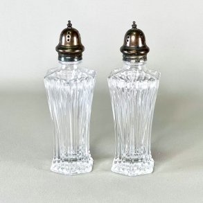 Salt & peber st - sekskantet med riller og hj top