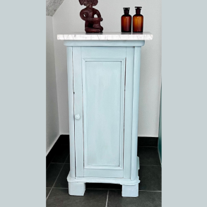 Smal servante med marmortop - SOLGT