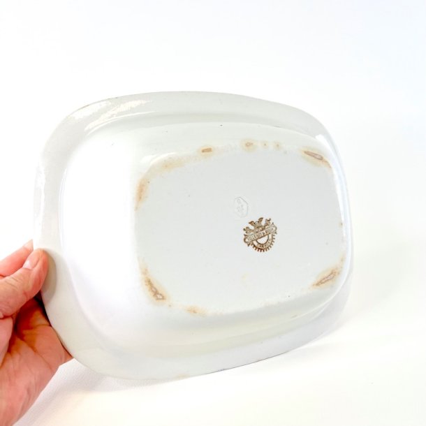 Vintage Villeroy &amp; Boch firkantet sk�l - musselmalet 