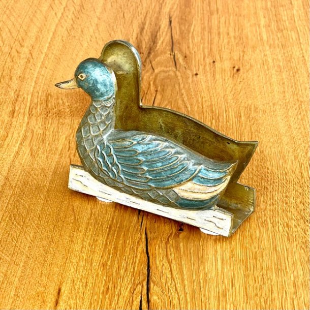 Servietholder - and i metal