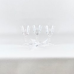 Snapseglas - vintage med graveringer (4 stk) 