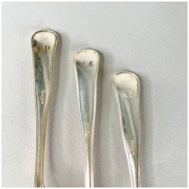 Vintage slvbestik (st a' 3 stk) 
