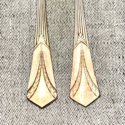 Vintage bestikst - ost- og smrkniv 