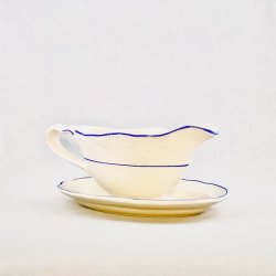 Sovsekande med hank og bl kant, tysk