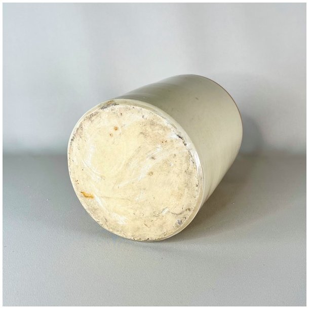 Saltglaserede krukker - sennepsfarvede