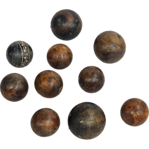 Trkugler til deko - brun