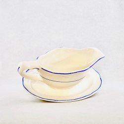 Sovsekande med hank og bl kant, tysk