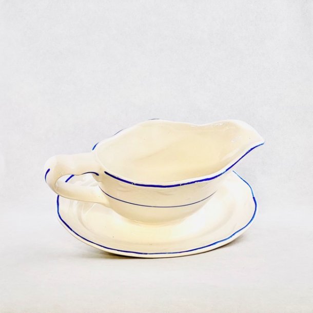 Sovsekande med hank og bl kant, tysk