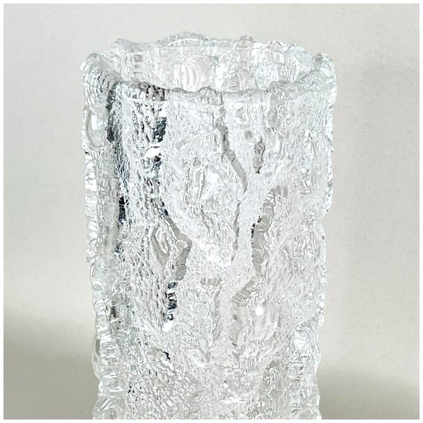 Vase - vintage frostet bark