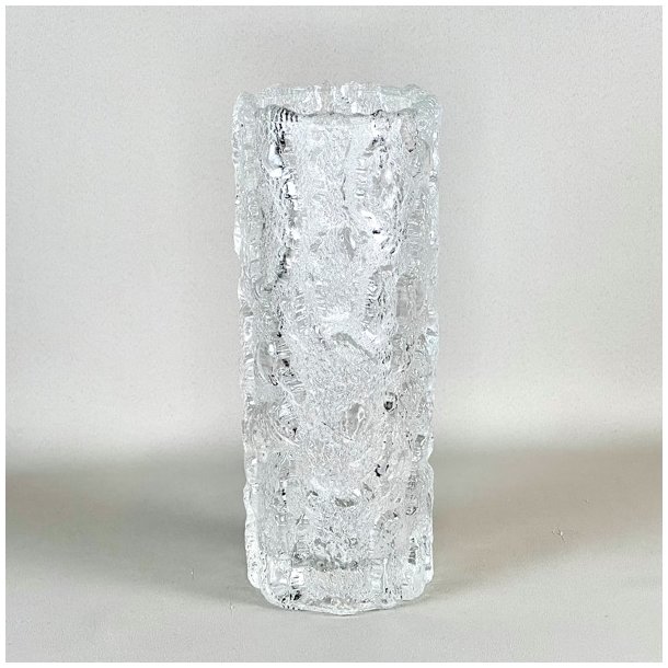 Vase - vintage frostet bark