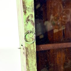 Lille skab - lysegr�nt m/patina